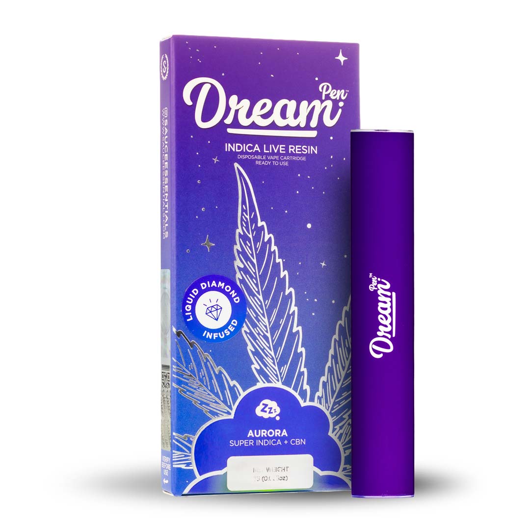 Dream Pen - Indica Live Resin & CBN - 1g Disposable