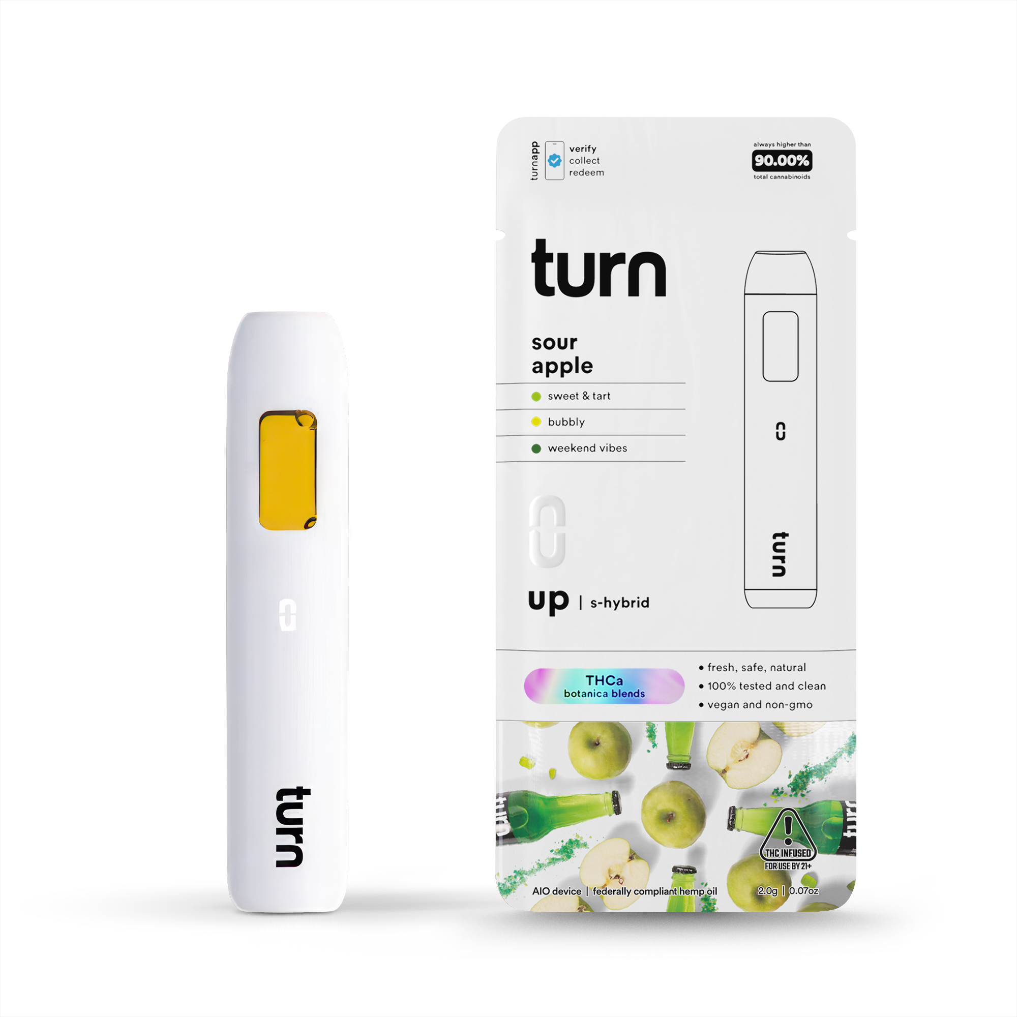 Turn - 2G THCa Sour Apple Seltzer (Sativa)